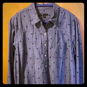 Gap denim shirt dress